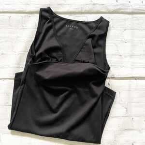 Lalabu Black Sleeveless Baby Wearing Top